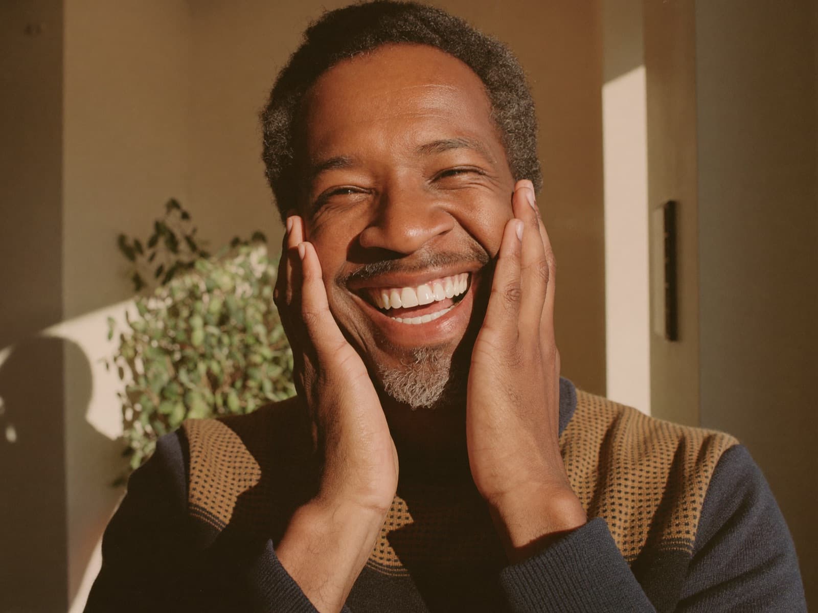 Patient showing a confident, natural-looking finished smile