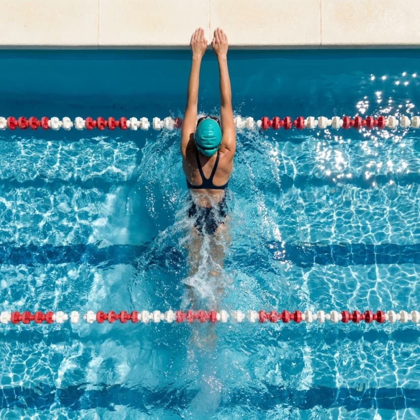 Swimming and staying active