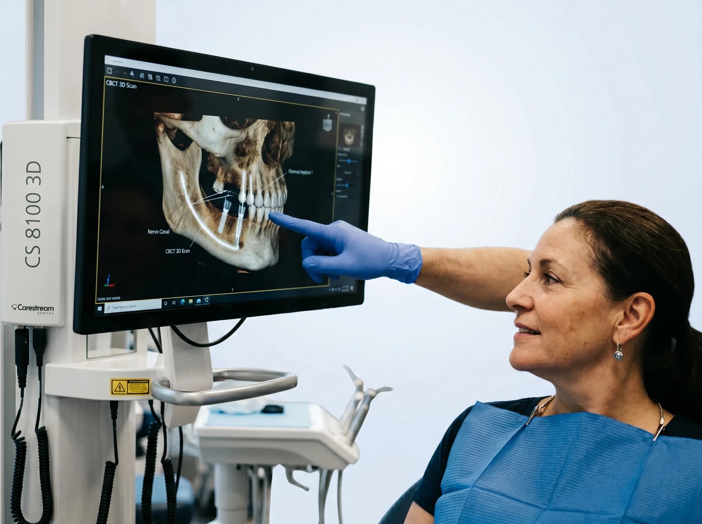 Modern dental operatory with CT scanner at Willow Family Dentistry